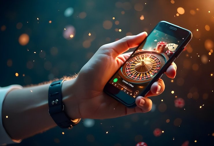 Antarmuka aplikasi gametopup menampilkan menu utama dengan opsi football, live dealer, dan slot games